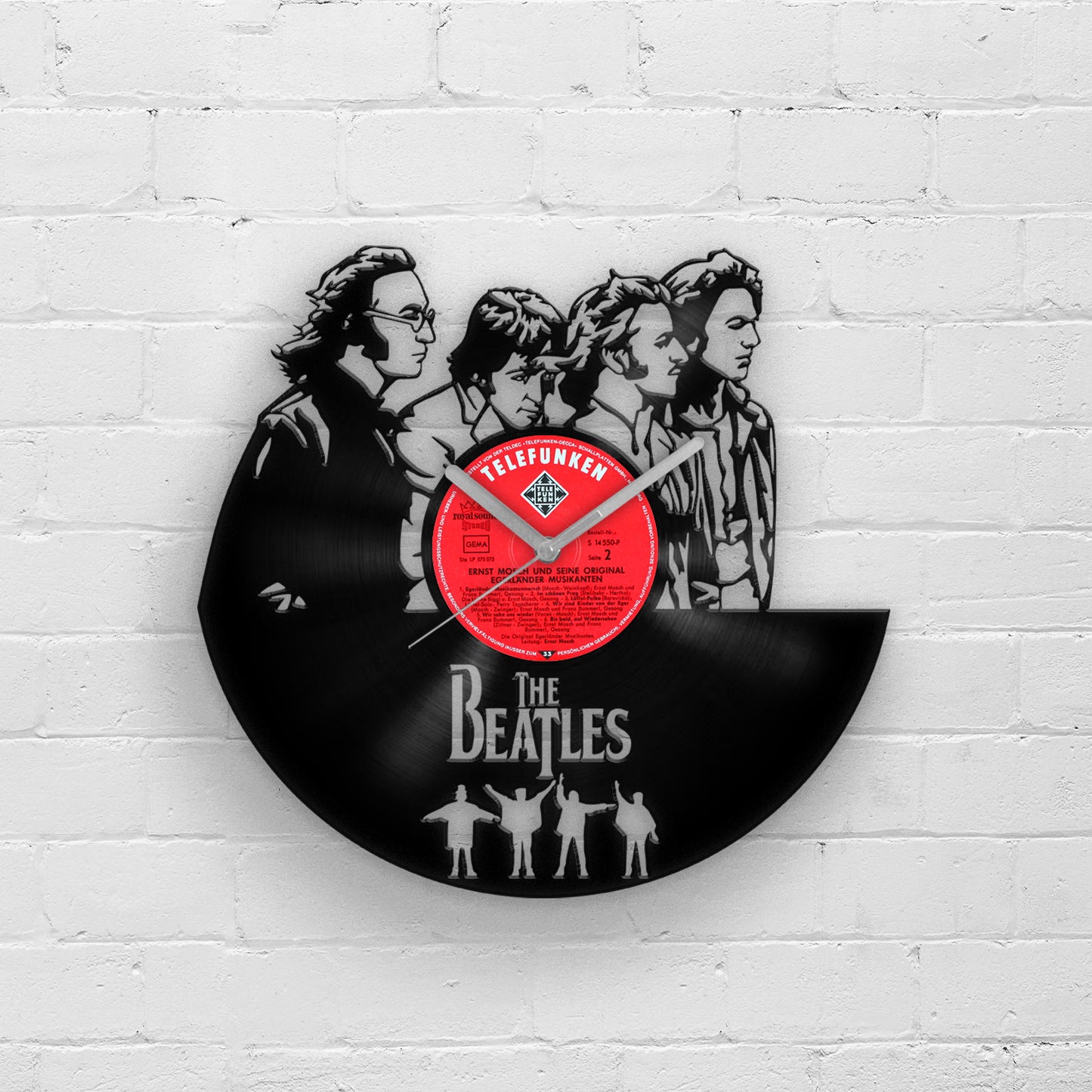 The Beatles v3 - Vinyl Record Wall Clock