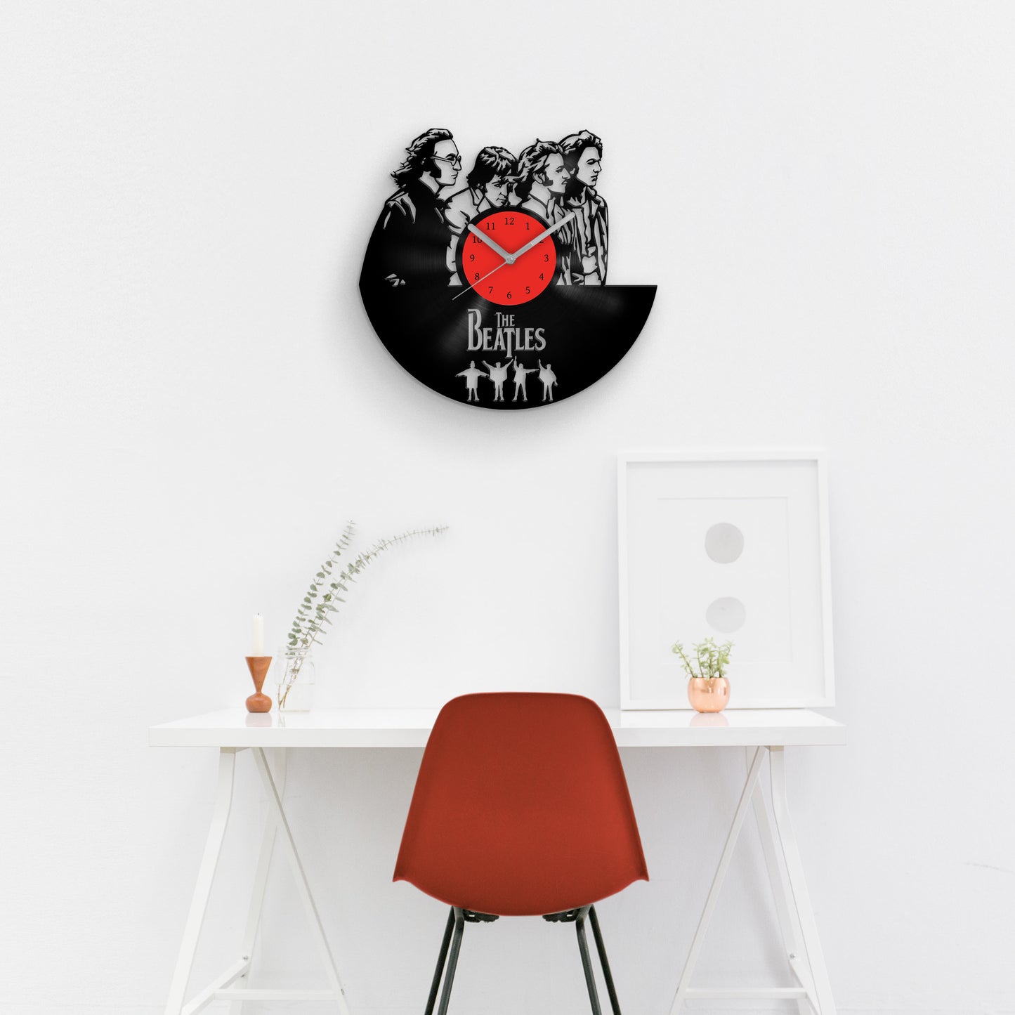 The Beatles v3 - Vinyl Record Wall Clock