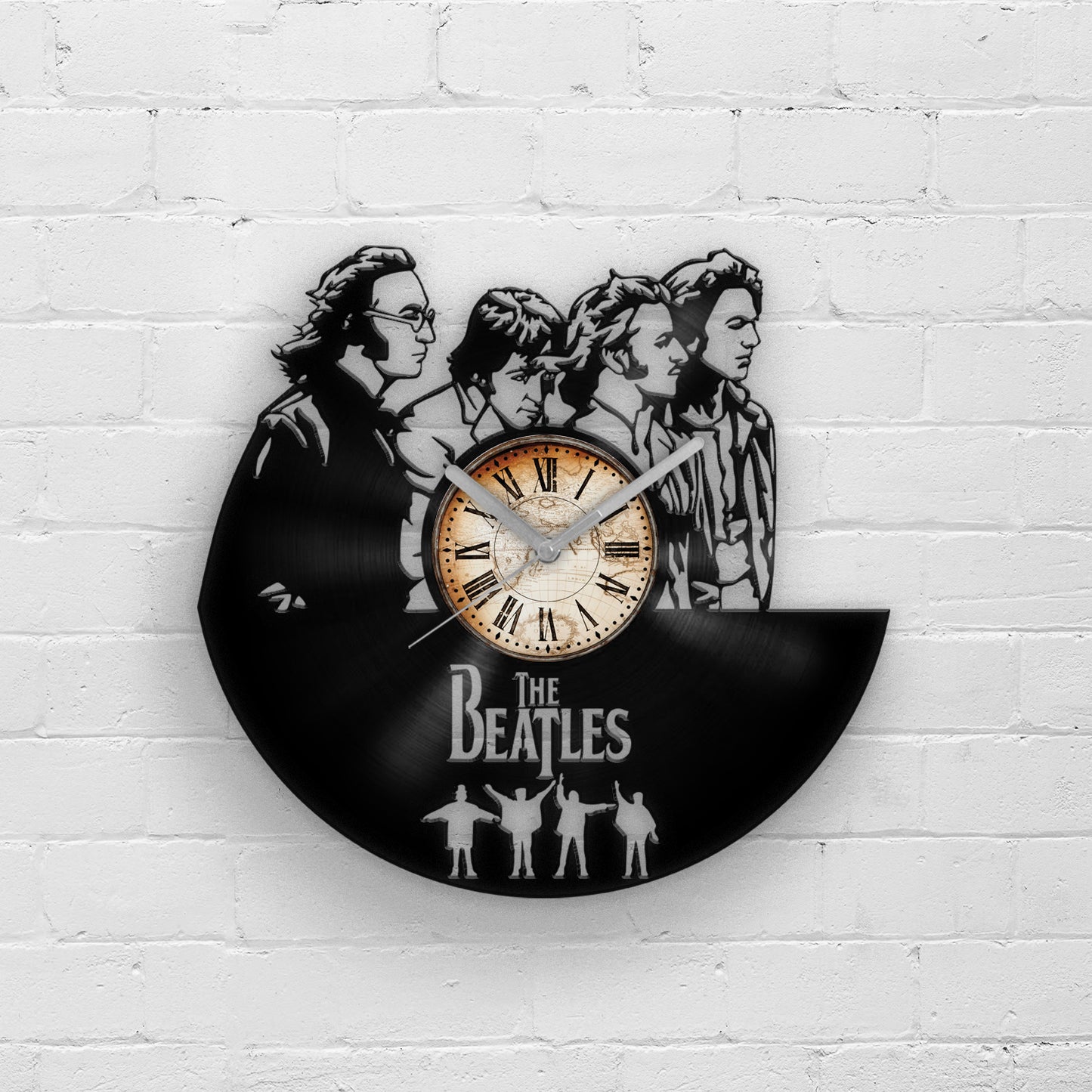 The Beatles v3 - Vinyl Record Wall Clock