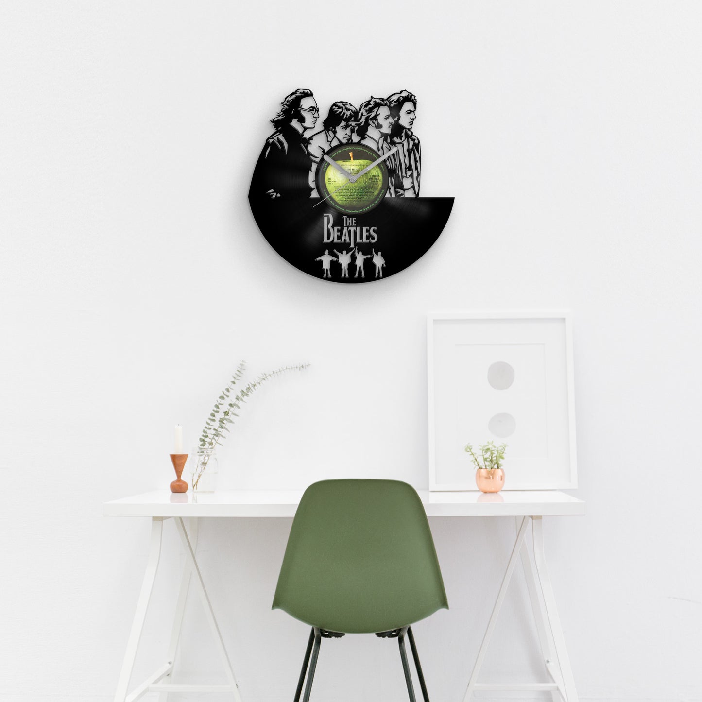 The Beatles v3 - Vinyl Record Wall Clock