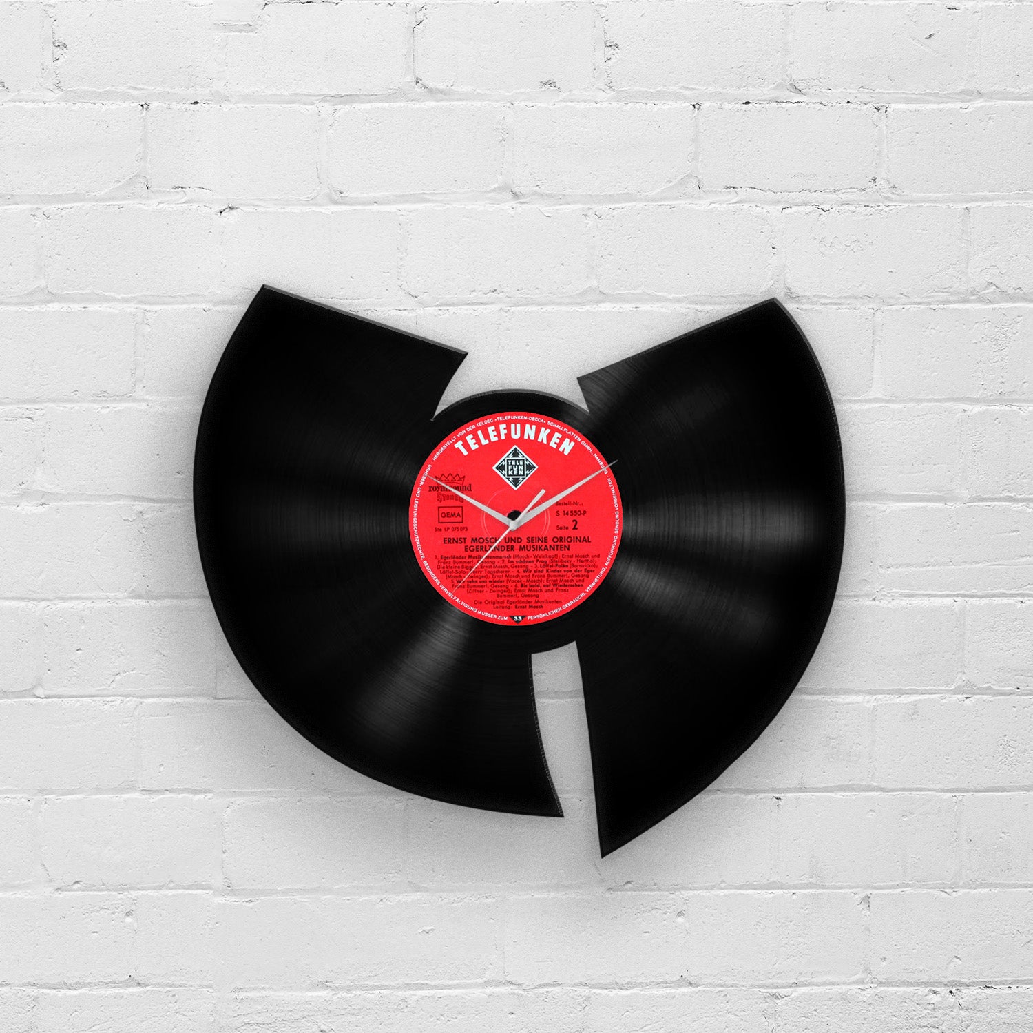 Wu Tang - Vinyl Record Wall Clock