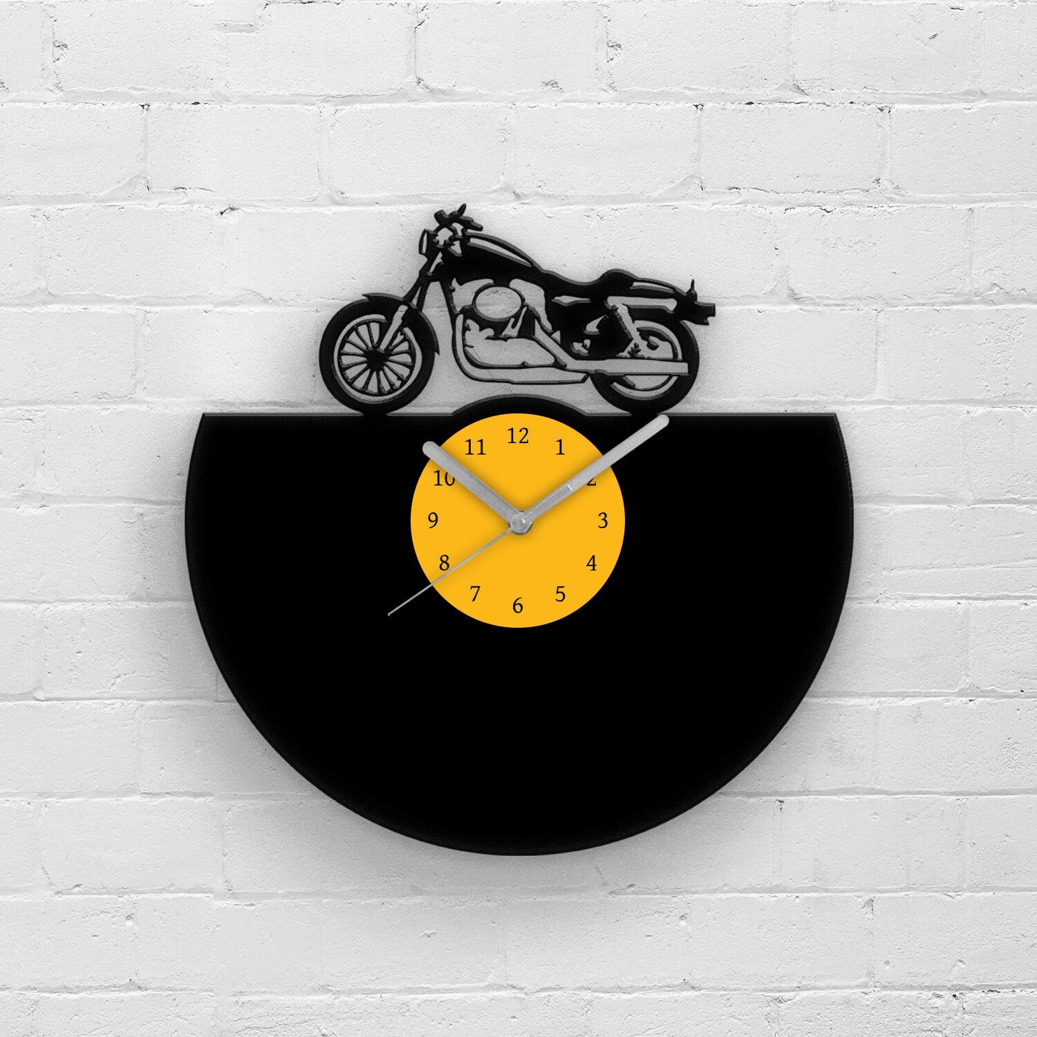 CAFE RACER - Vinyl Clock 12