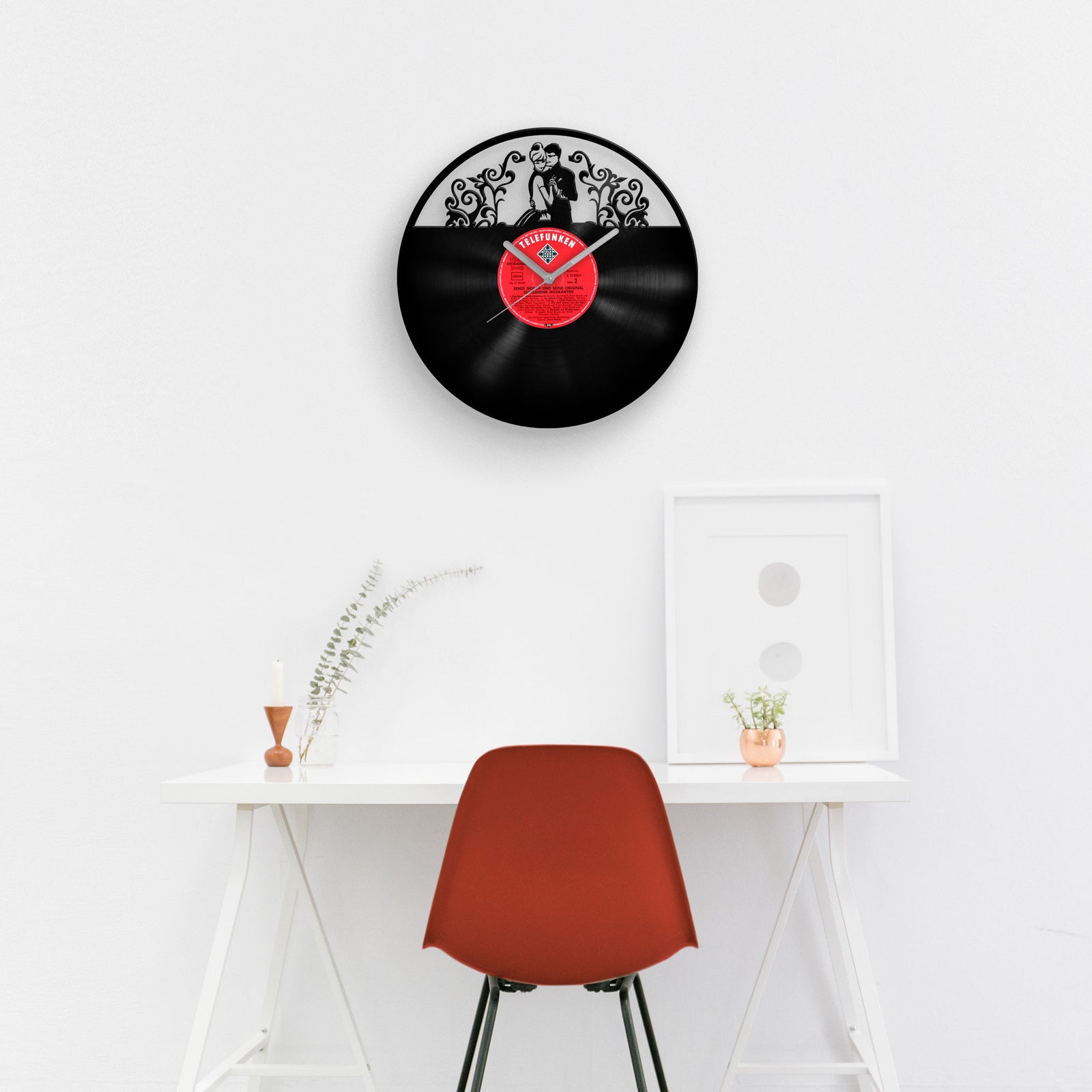 WEDDING GIFT - HUSBAND and WIFE - Vinyl Record Clock