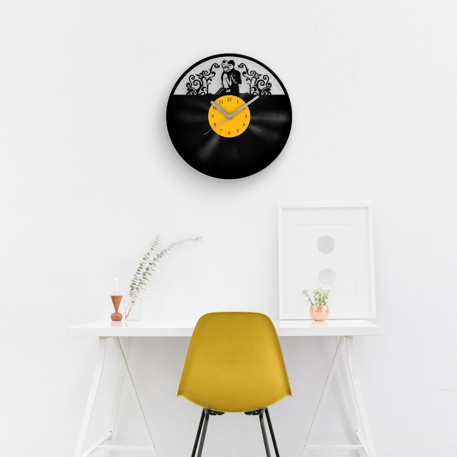 WEDDING GIFT - HUSBAND and WIFE - Vinyl Record Clock