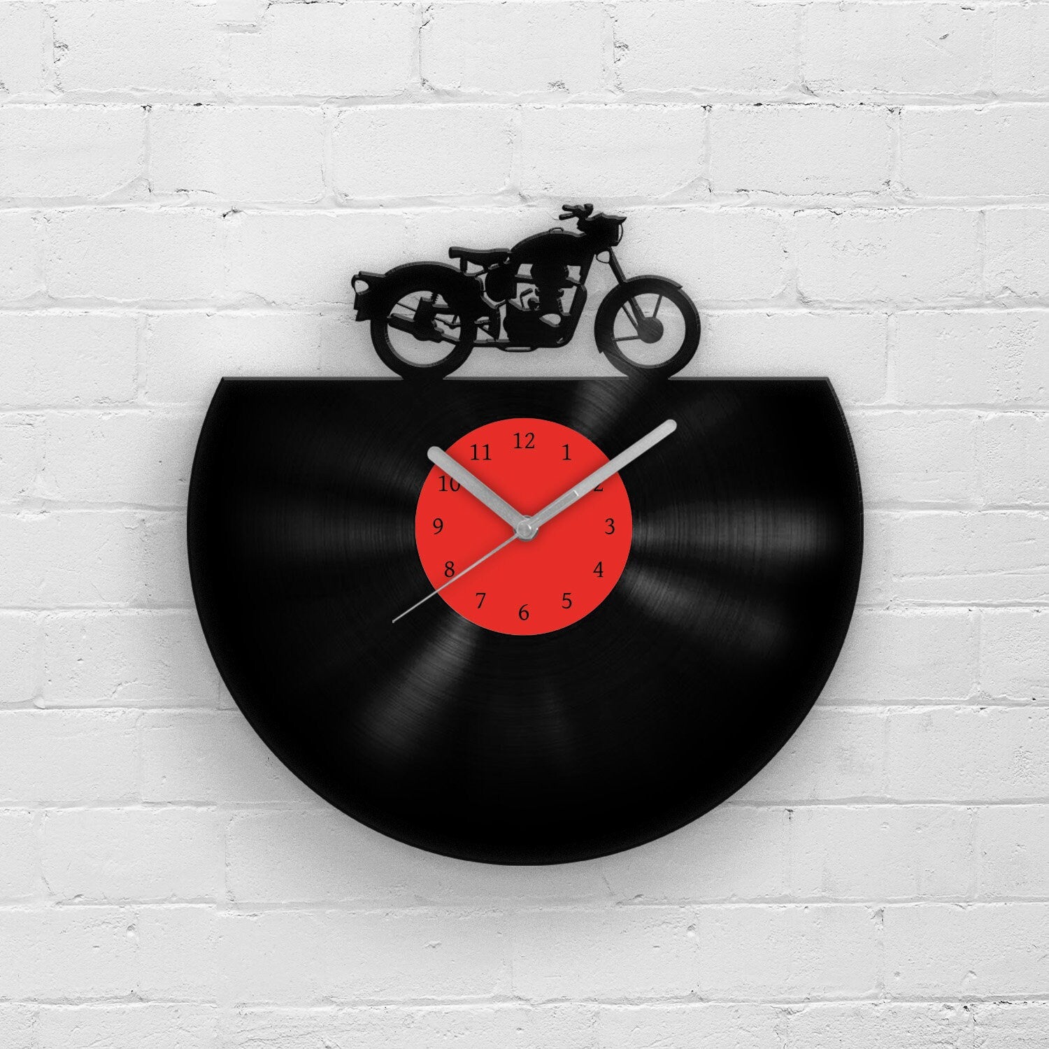 CafΓ© RACER - Vinyl Record Wall Clock