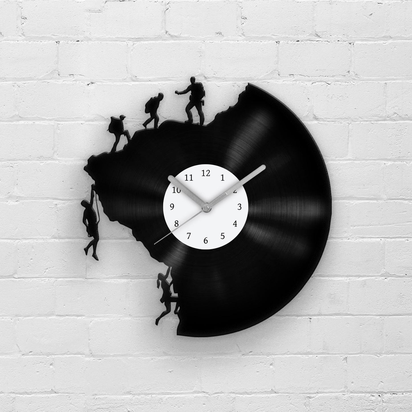 CLIMBING MEN - Vinyl Record Wall Clock