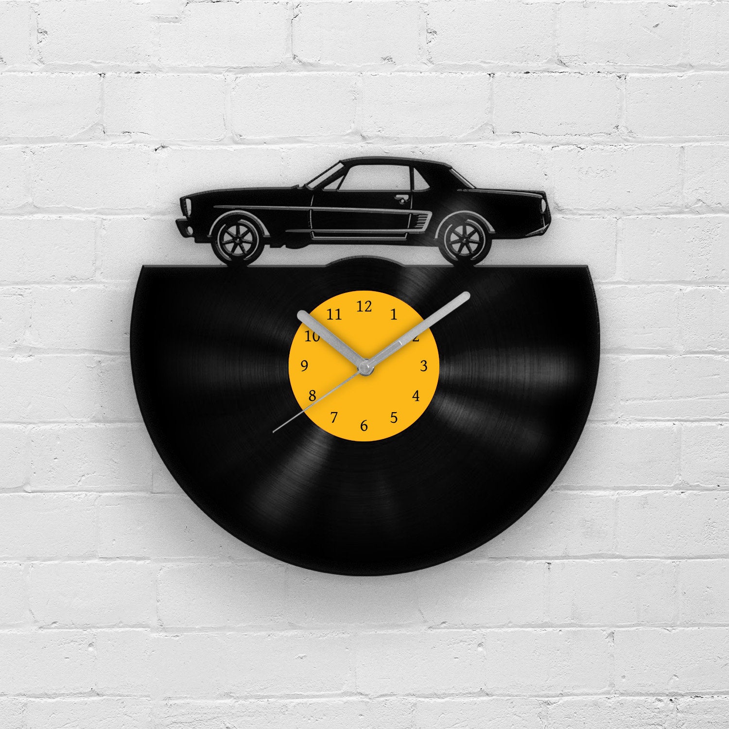 CLASSIC SPORTS CAR - Vinyl Record Wall Clock