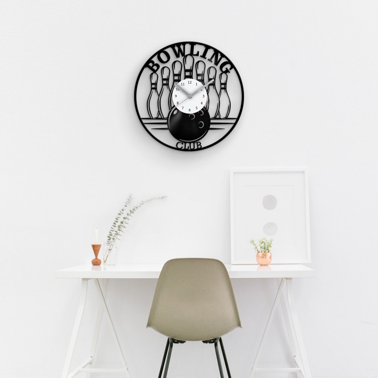 BOWLER GIFT - Vinyl Record Wall Clock