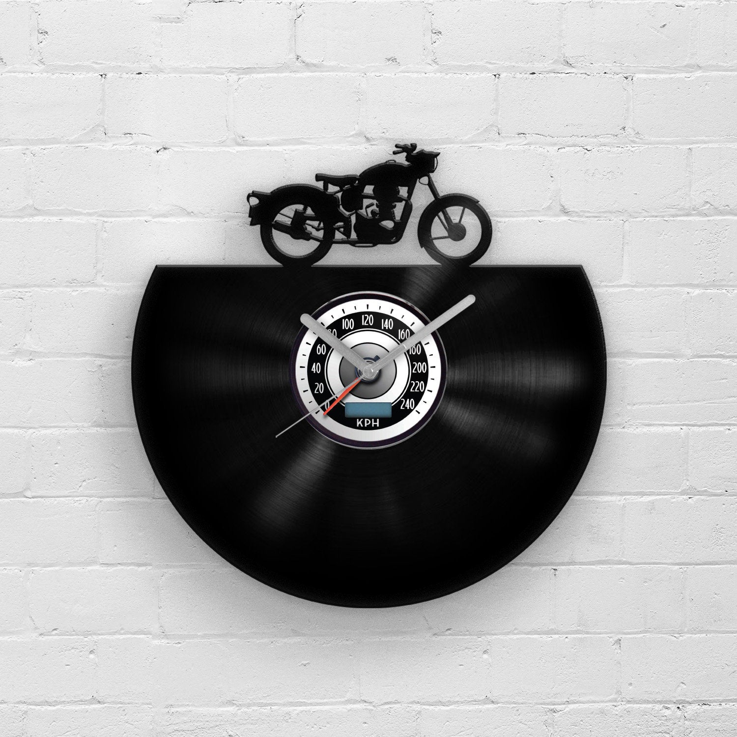 CafΓ© RACER - Vinyl Record Wall Clock