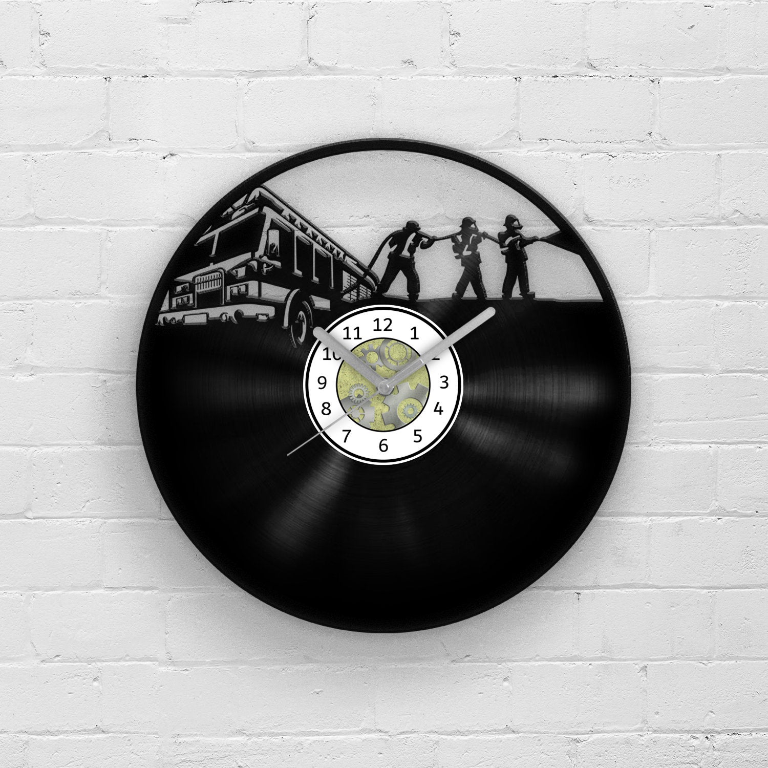 FIREFIGHTERS - Housewarming Vinyl Record Wall Clock