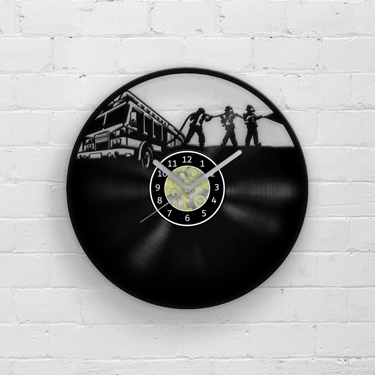 FIREFIGHTERS - Housewarming Vinyl Record Wall Clock
