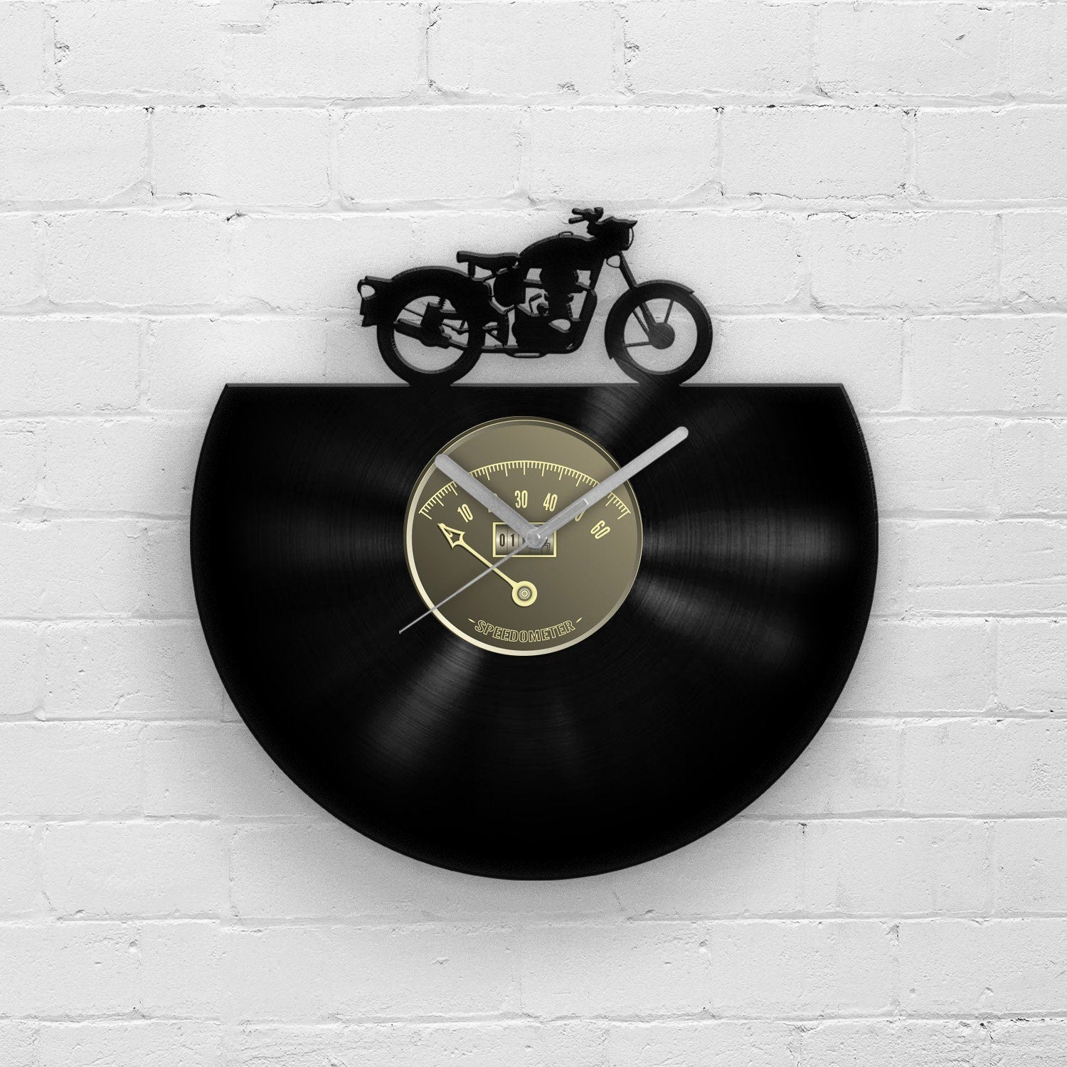 CafΓ© RACER - Vinyl Record Wall Clock