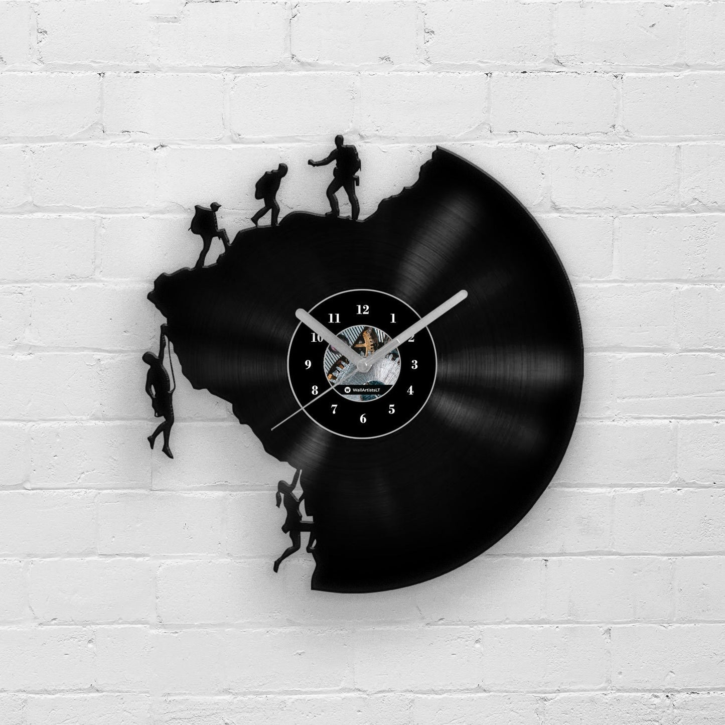 CLIMBING MEN - Vinyl Record Wall Clock