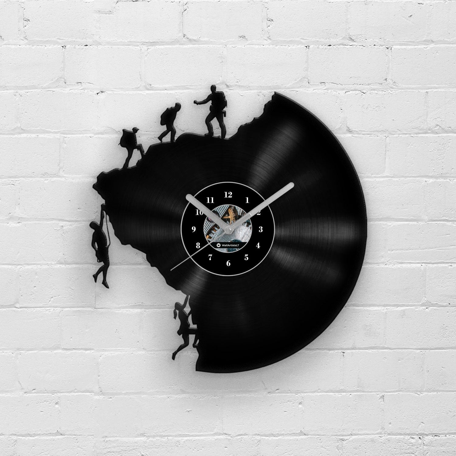 CLIMBING MEN - Vinyl Record Wall Clock