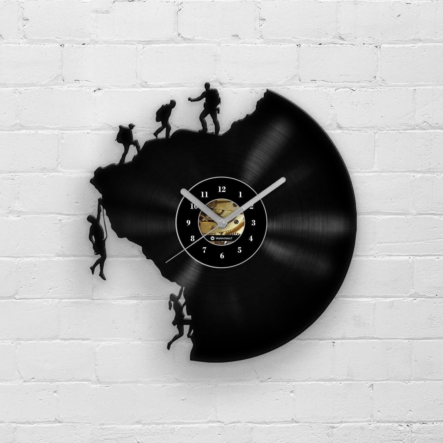 CLIMBING MEN - Vinyl Record Wall Clock