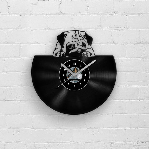 vinyl record clock