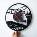 Airplane - 33rpm Vinyl Record Wall Clock
