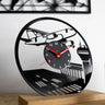 Airplane - 33rpm Vinyl Record Wall Clock