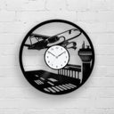 Airplane - 33rpm Vinyl Record Wall Clock