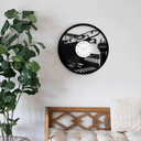 Airplane - 33rpm Vinyl Record Wall Clock