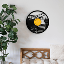 Airplane - 33rpm Vinyl Record Wall Clock