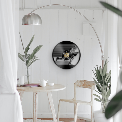 BASKETBALL Themed Vinyl Record Wall Clock