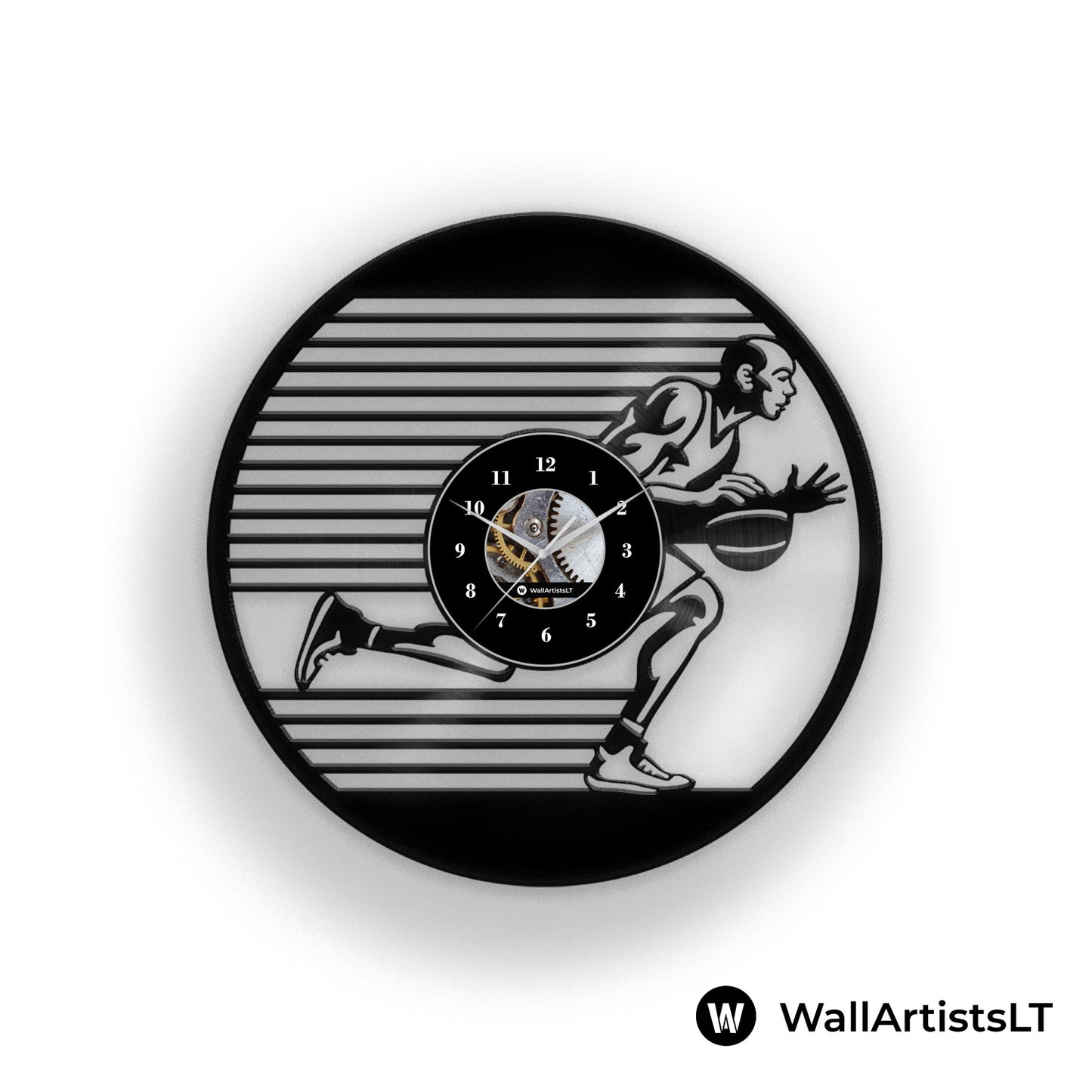 BASKETBALL Themed Vinyl Record Wall Clock