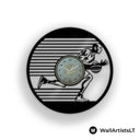 BASKETBALL Themed Vinyl Record Wall Clock