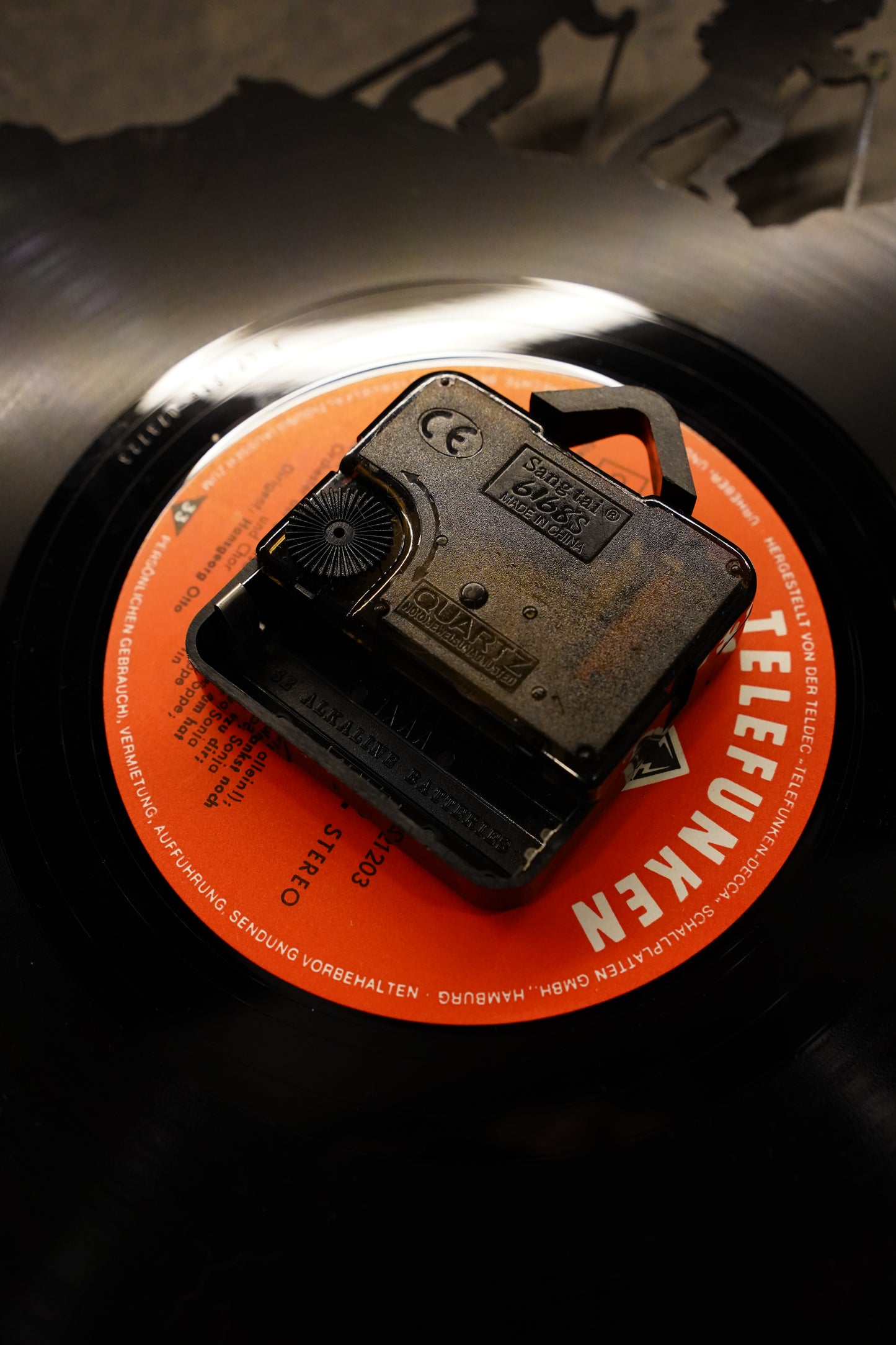 Elvis Inspired Vinyl Record Wall Clock