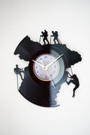 Climbing Men - Vinyl Record Wall Clock 12''