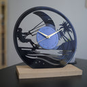 Kiteboarding - Vinyl Record Clock