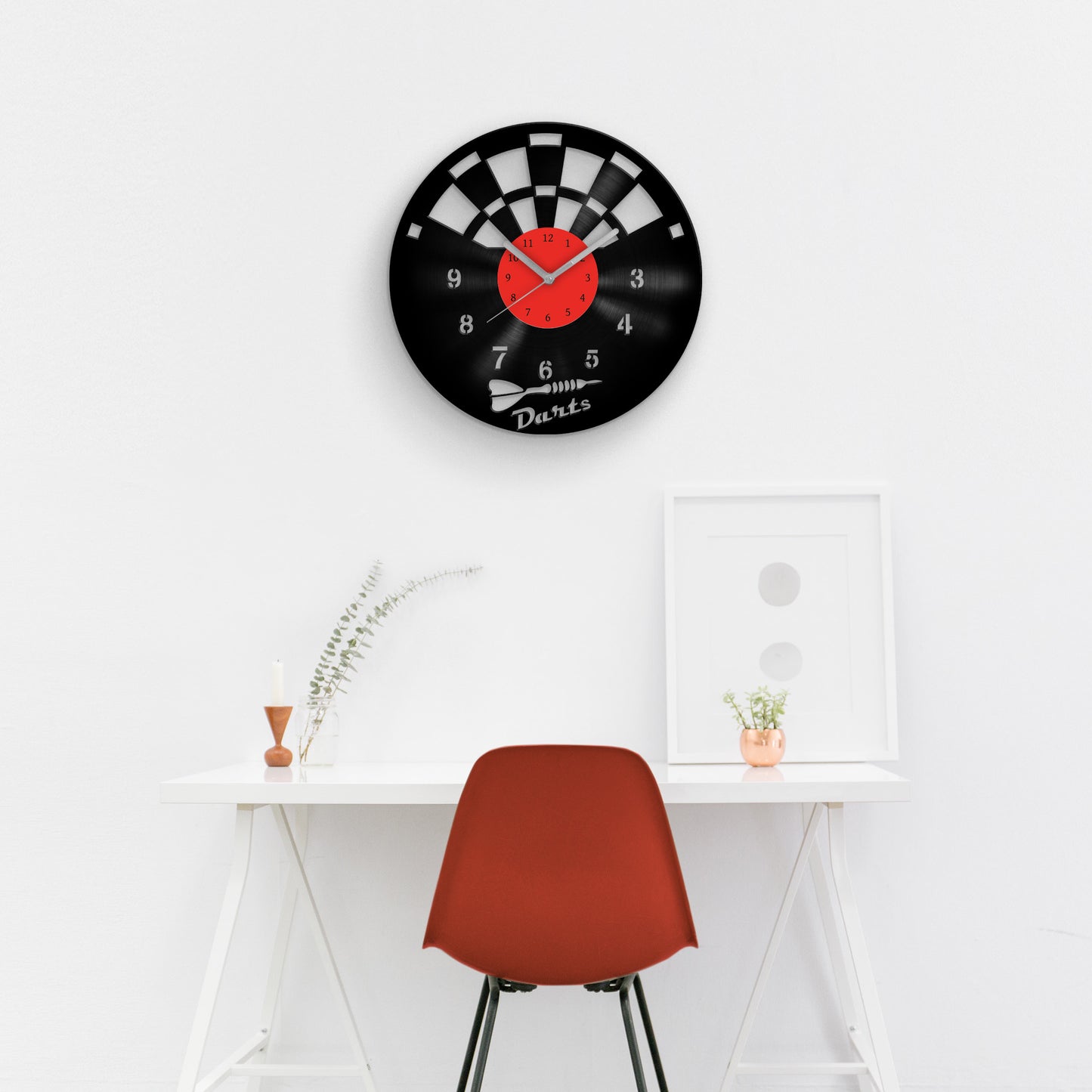 DARTS - Vinyl Record Wall Clock