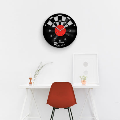 DARTS - Vinyl Record Wall Clock