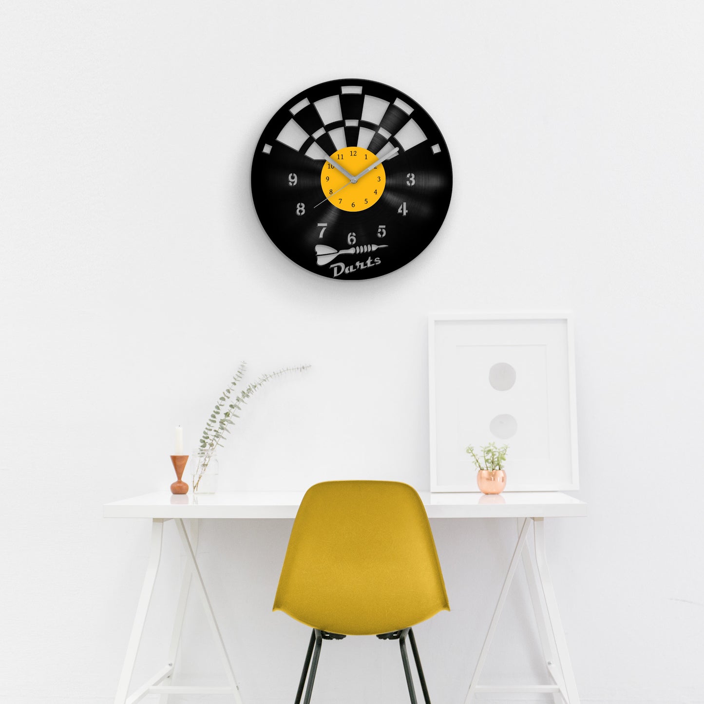 DARTS - Vinyl Record Wall Clock