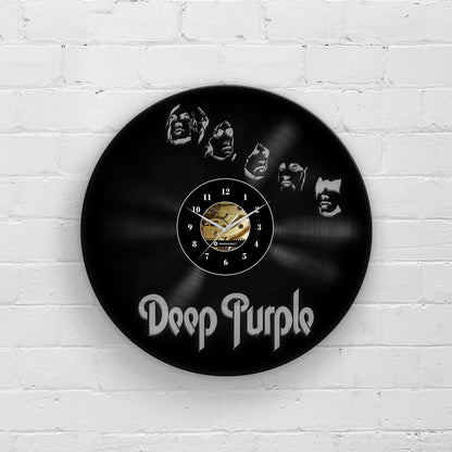 Deep Purple - Vinyl Record Wall Clock