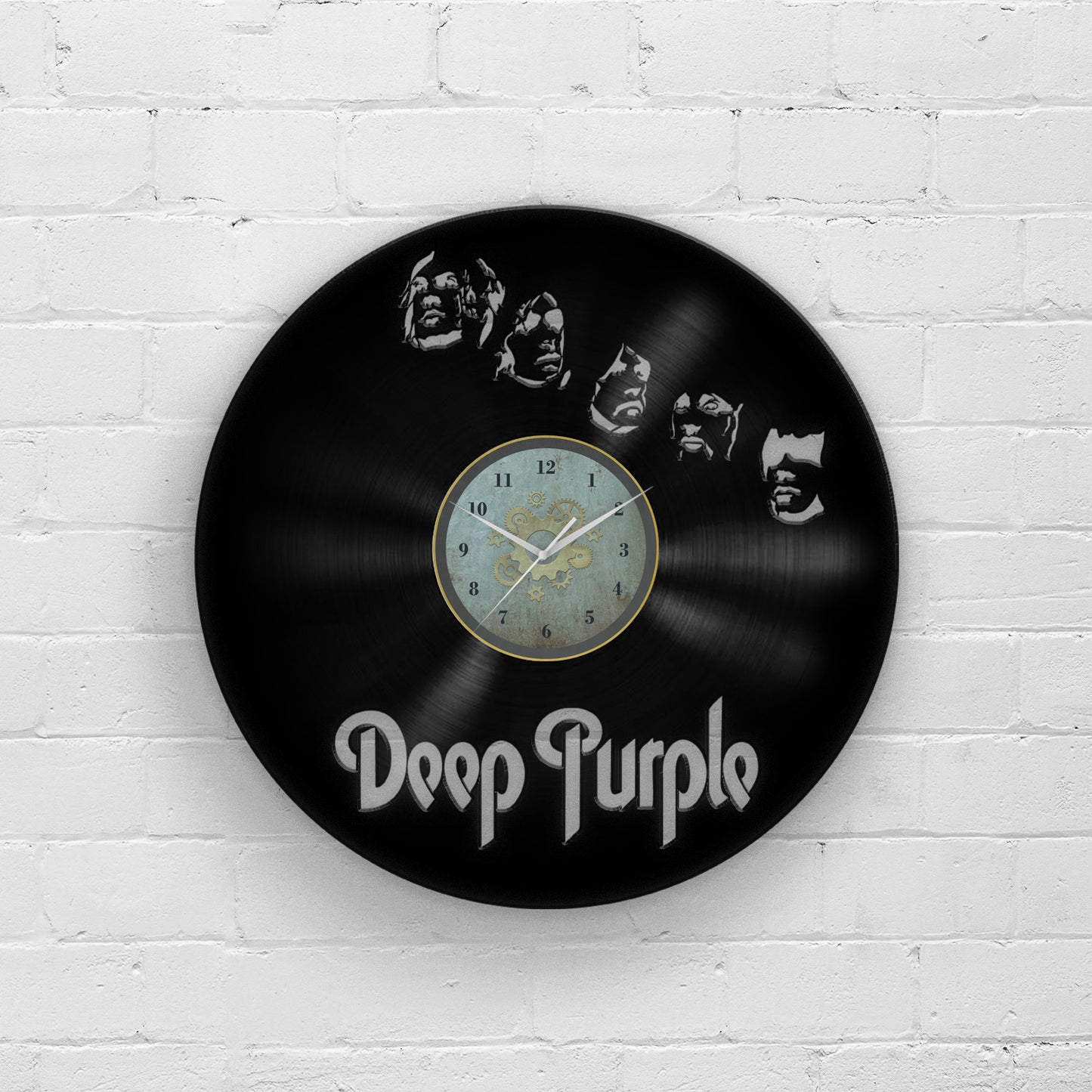 Deep Purple - Vinyl Record Wall Clock