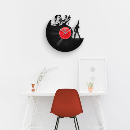 Freddie Mercury - Vinyl Record Wall Clock