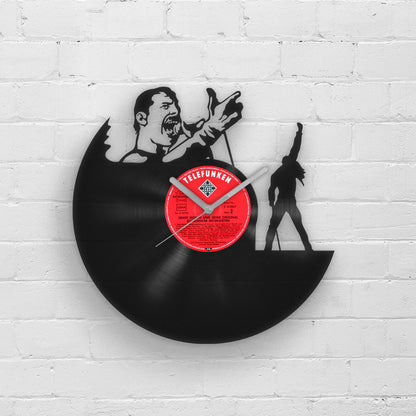 Freddie Mercury - Vinyl Record Wall Clock