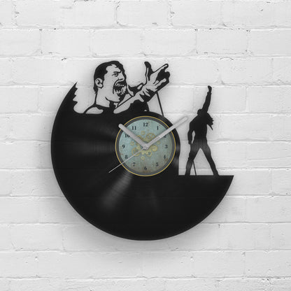 Freddie Mercury - Vinyl Record Wall Clock