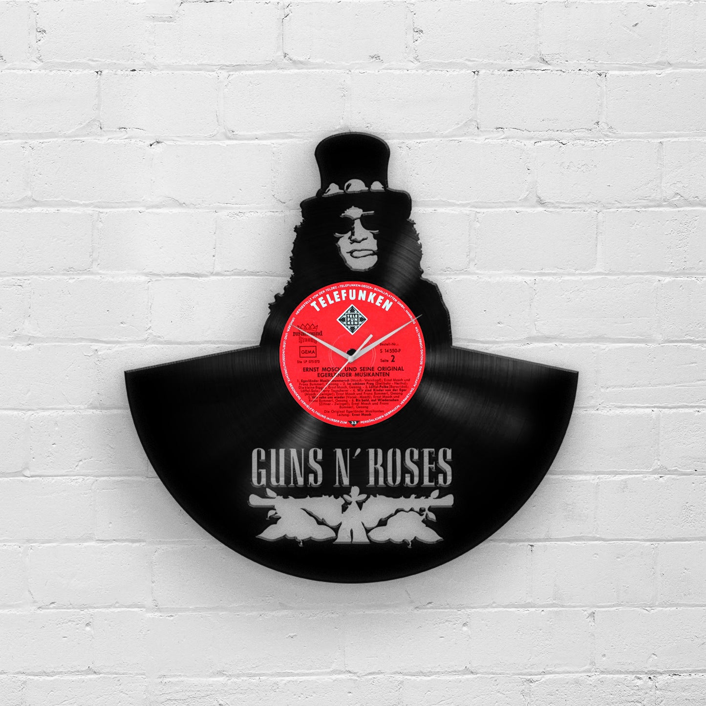 Guns N' Roses - Vinyl Record Wall Clock