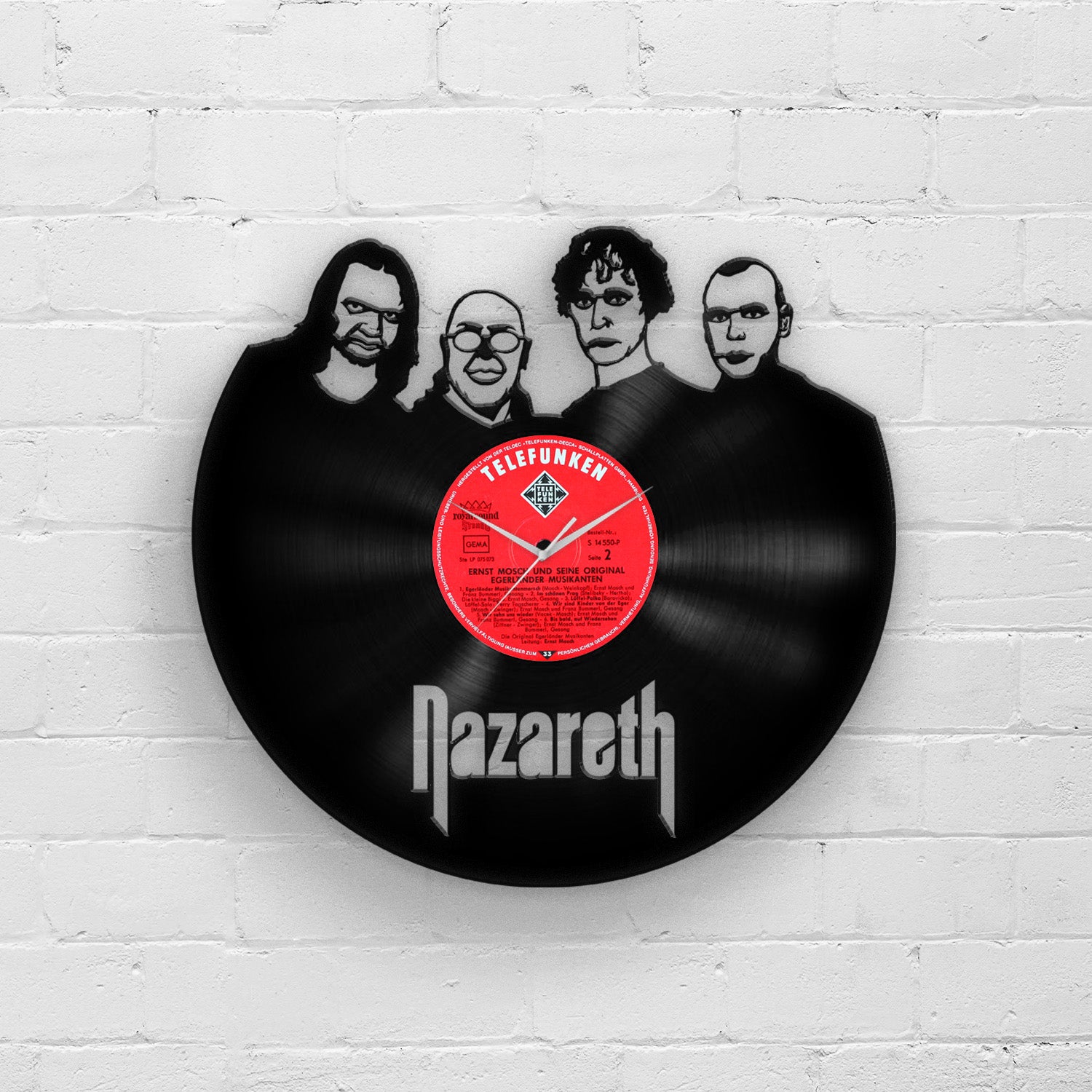 NAZARETH - Vinyl Record Wall Clock