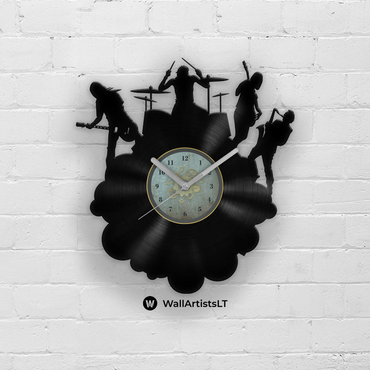 MUSIC BAND - Vinyl Record Wall Clock