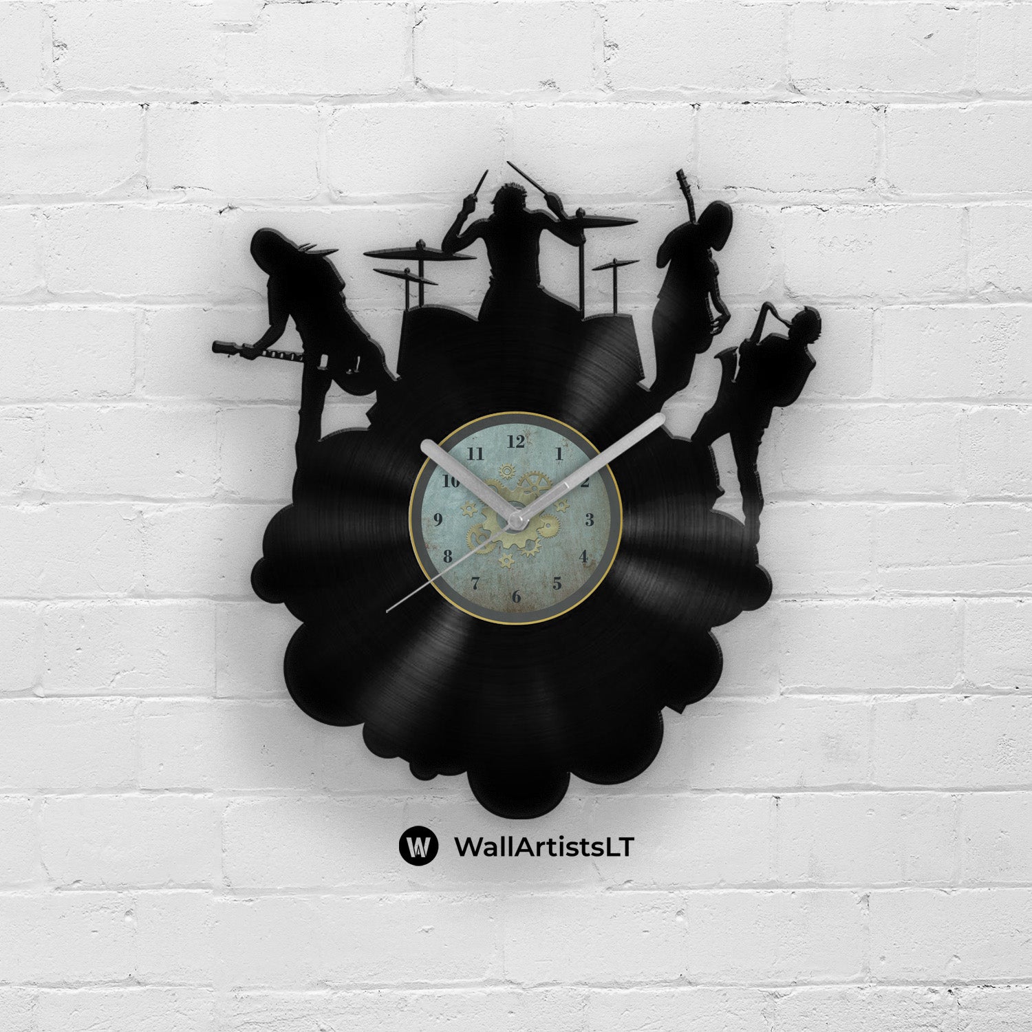 MUSIC BAND - Vinyl Record Wall Clock