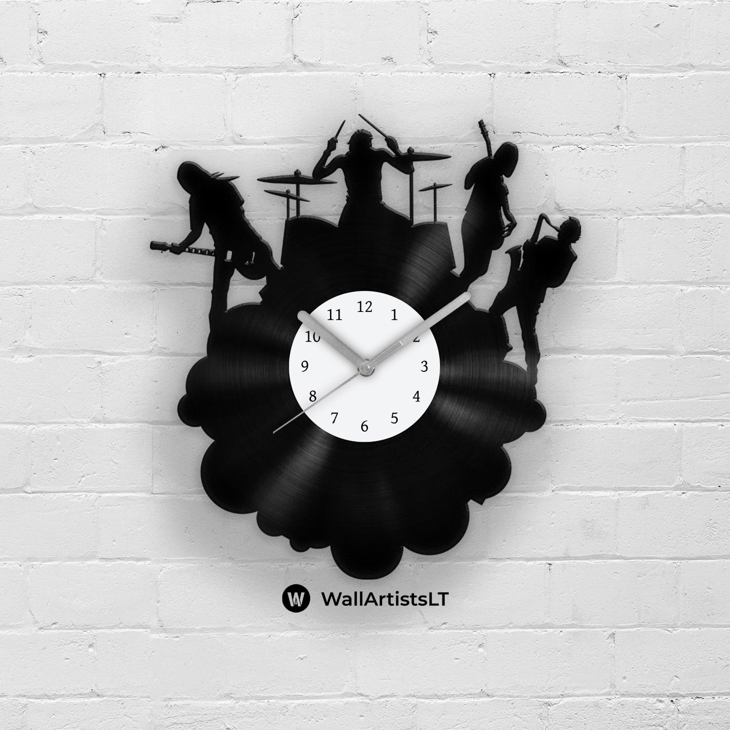 MUSIC BAND - Vinyl Record Wall Clock