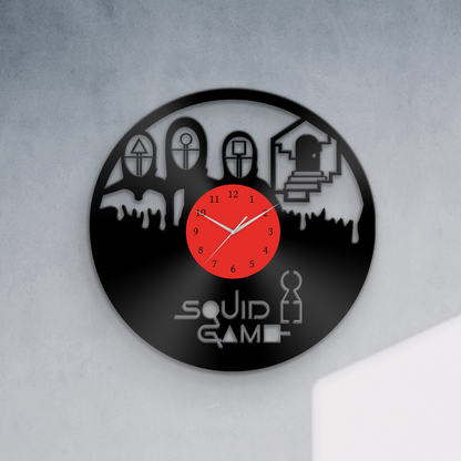 Squid Game - Limited Edition Vinyl Record Wall Clock