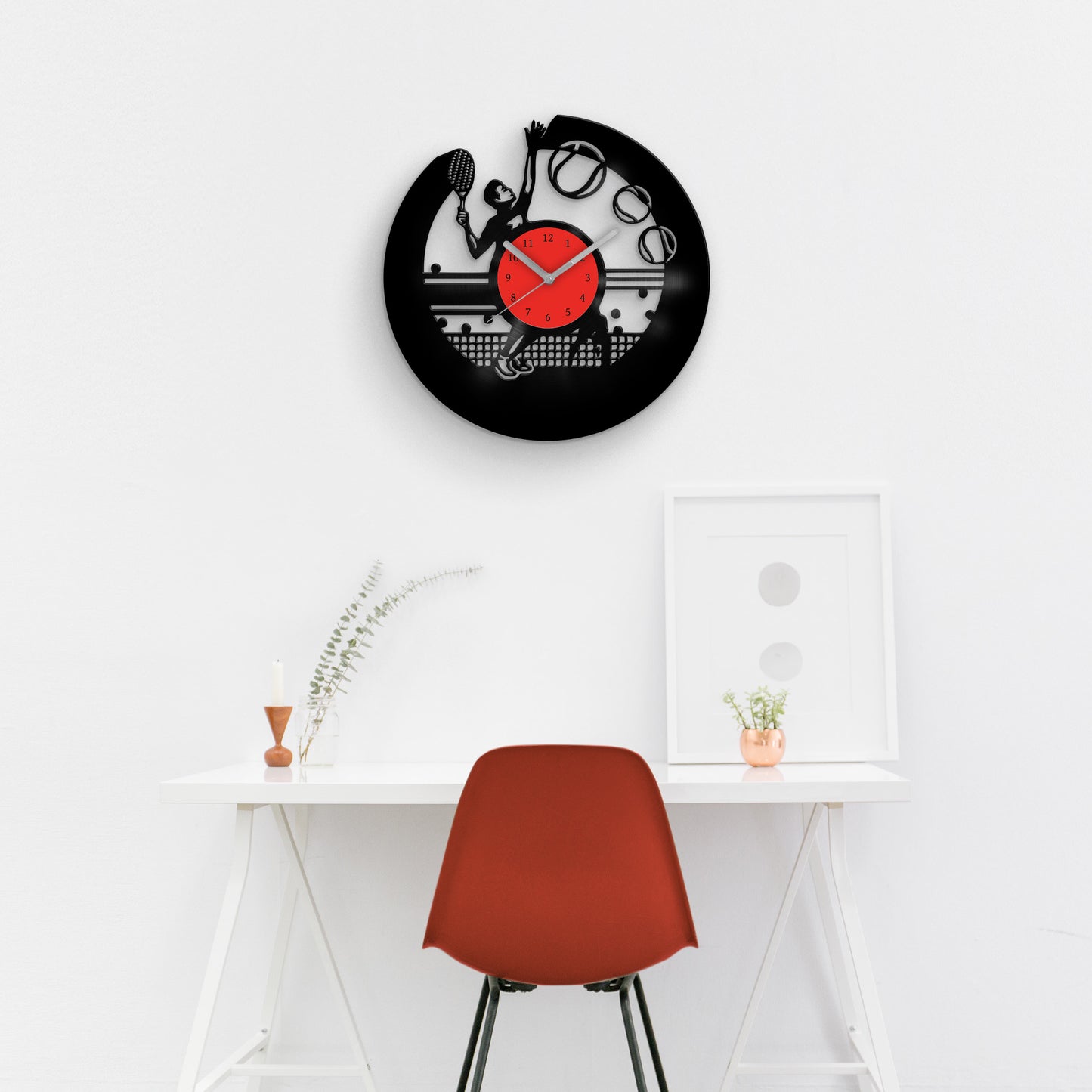 TENNIS - Vinyl Record Wall Clock