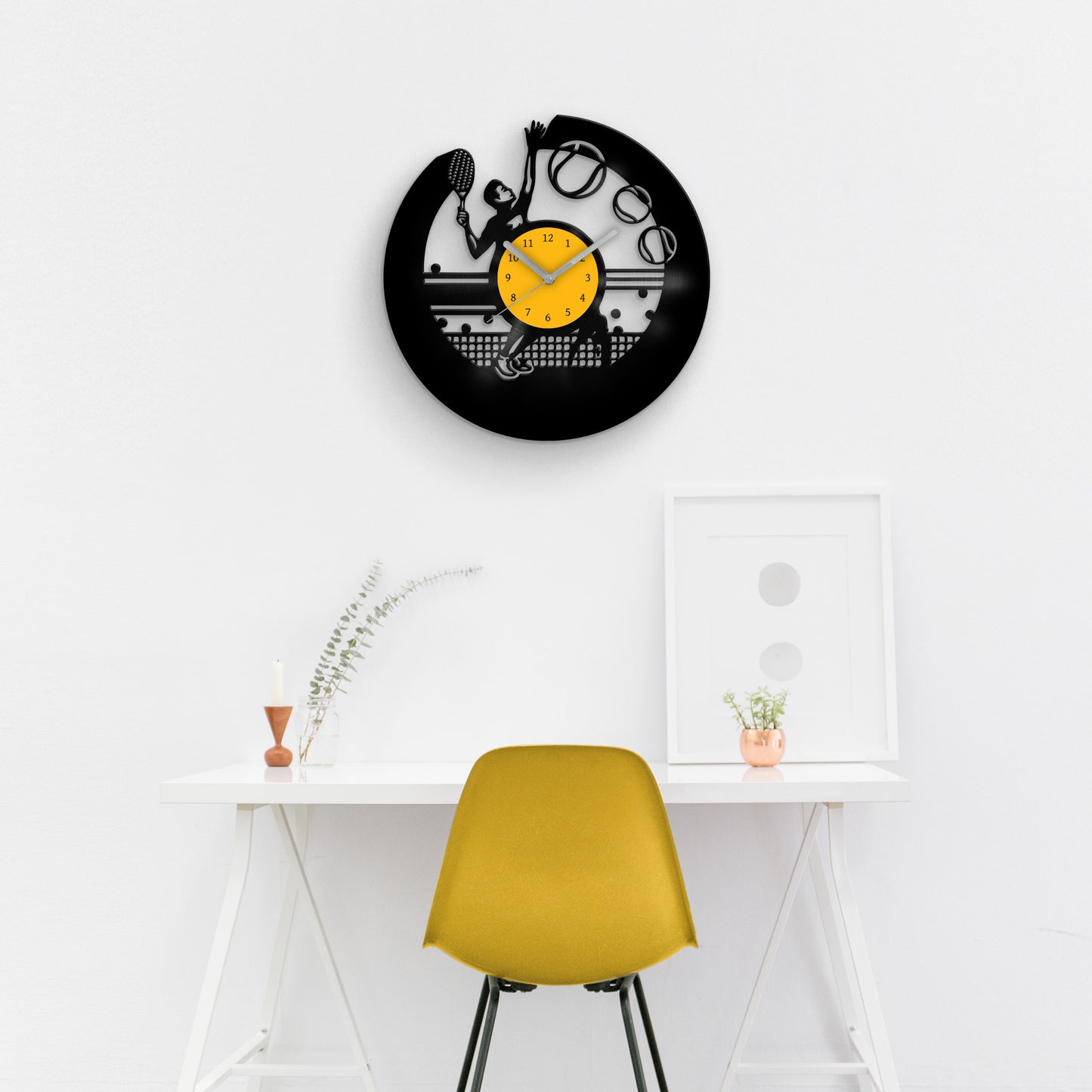 TENNIS - Vinyl Record Wall Clock