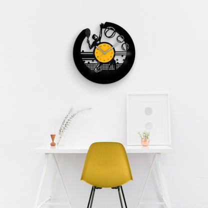 TENNIS - Vinyl Record Wall Clock