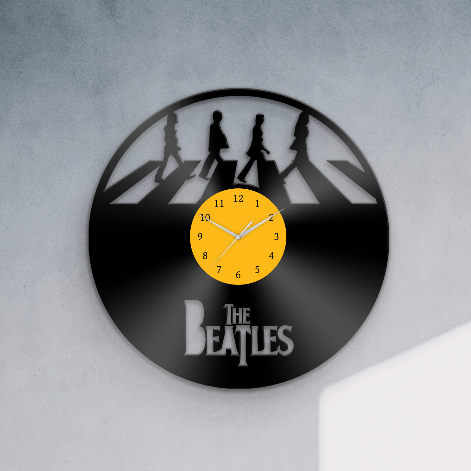 The Beatles v2 - Vinyl Record Wall Clock