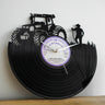 Tractor and a farmer - Vinyl Wall Clock